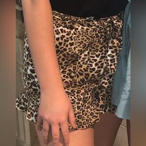 Umgee animal print shorts
